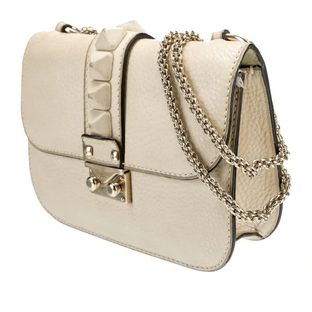 Valentino Garavani Rockstud Cream Bag - Picture 4 of 10